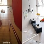 Antes y despues Peluqueria en Barcelona proyecto designers in-home decorador de interiores y diseño low cost DIHWEB.COM Proyecto diseño interior online por 99€