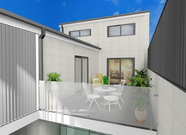Terraza moderna proyecto designers in-home decorador de interiores y diseño low cost DIHWEB.COM Proyecto diseño interior online por 99€