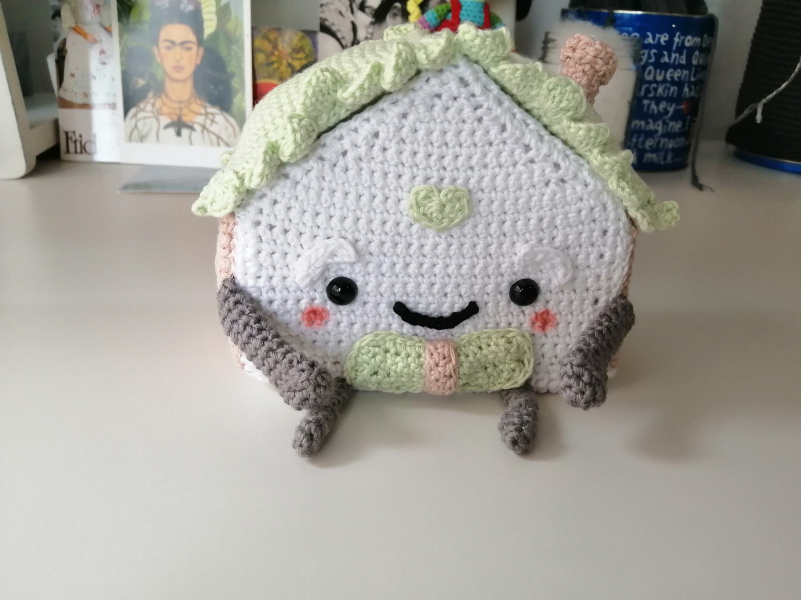 Casita feliz de crochet